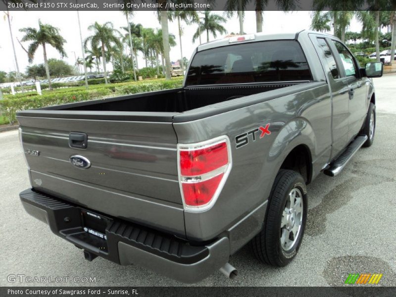 Sterling Grey Metallic / Medium Stone 2010 Ford F150 STX SuperCab