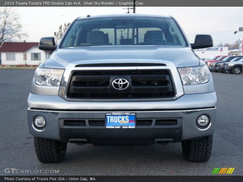 Silver Sky Metallic / Graphite Gray 2010 Toyota Tundra TRD Double Cab 4x4