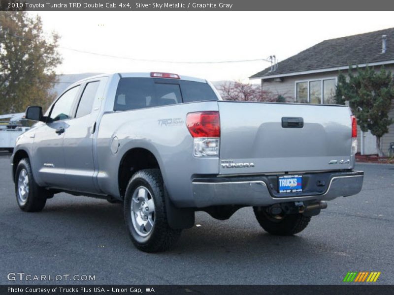 Silver Sky Metallic / Graphite Gray 2010 Toyota Tundra TRD Double Cab 4x4