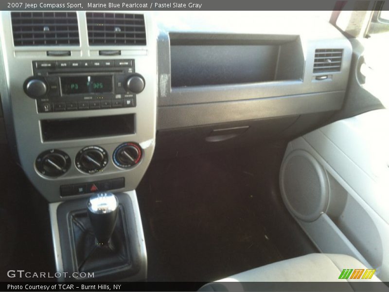 Marine Blue Pearlcoat / Pastel Slate Gray 2007 Jeep Compass Sport