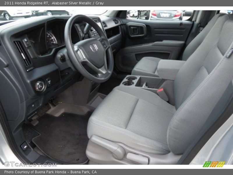 Alabaster Silver Metallic / Gray 2011 Honda Ridgeline RT