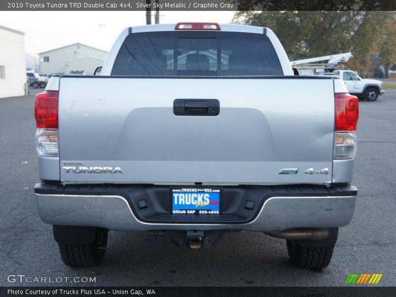 Silver Sky Metallic / Graphite Gray 2010 Toyota Tundra TRD Double Cab 4x4