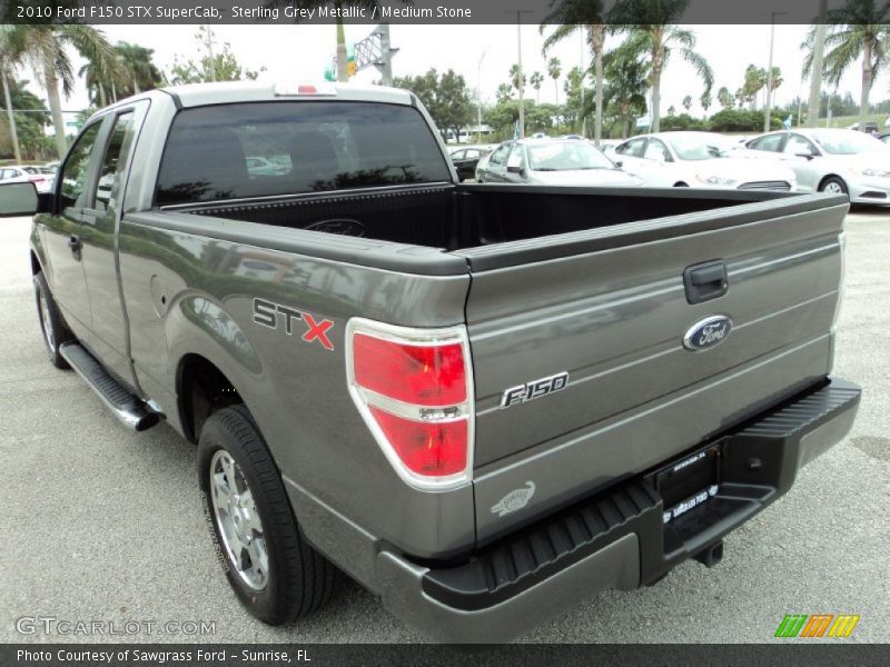Sterling Grey Metallic / Medium Stone 2010 Ford F150 STX SuperCab