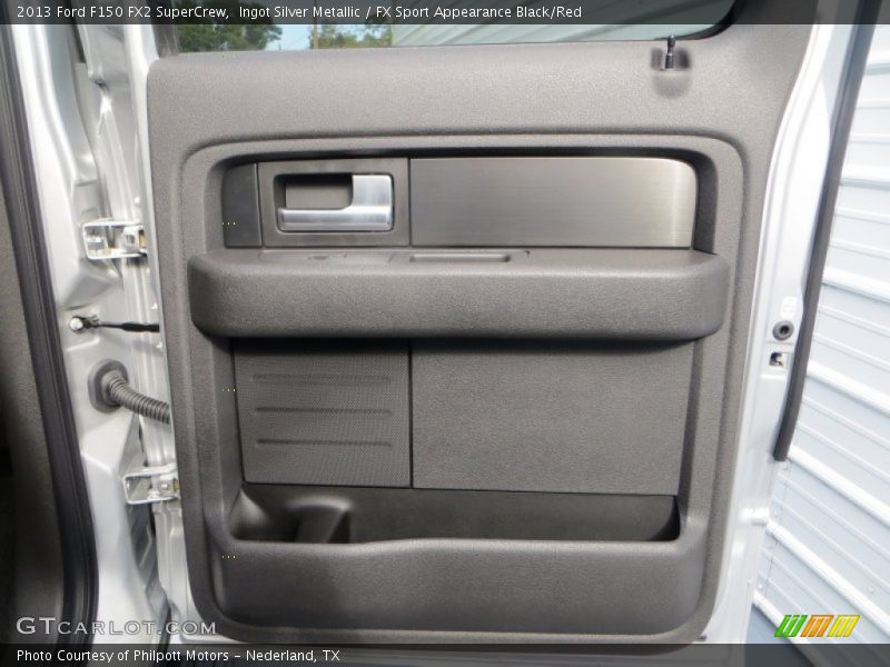 Ingot Silver Metallic / FX Sport Appearance Black/Red 2013 Ford F150 FX2 SuperCrew
