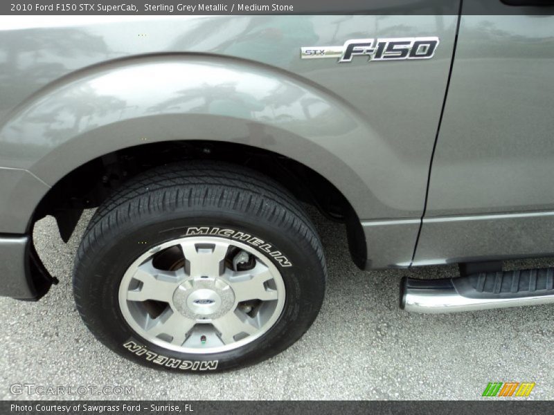 Sterling Grey Metallic / Medium Stone 2010 Ford F150 STX SuperCab