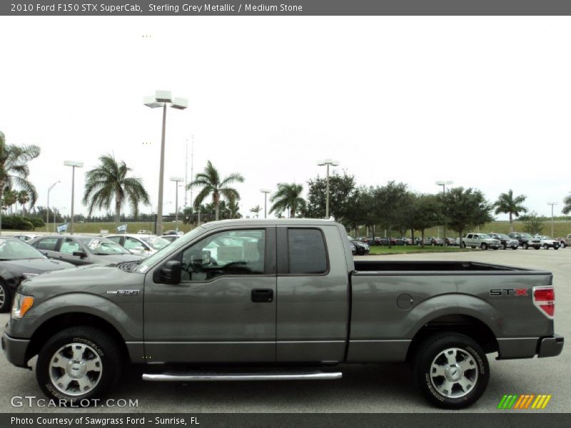 Sterling Grey Metallic / Medium Stone 2010 Ford F150 STX SuperCab