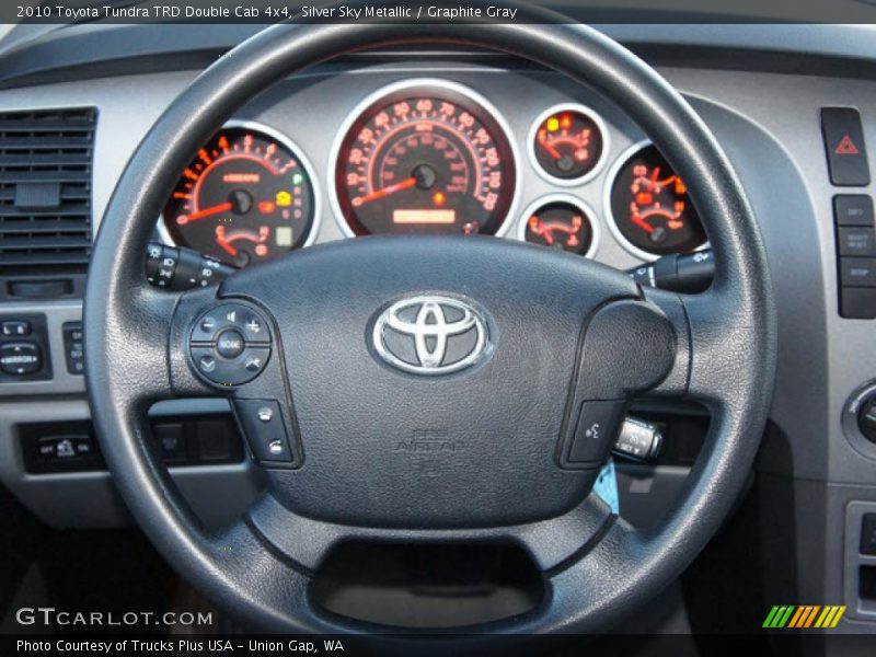 Silver Sky Metallic / Graphite Gray 2010 Toyota Tundra TRD Double Cab 4x4