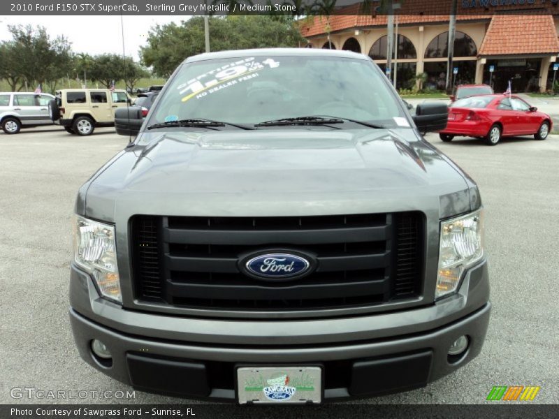 Sterling Grey Metallic / Medium Stone 2010 Ford F150 STX SuperCab