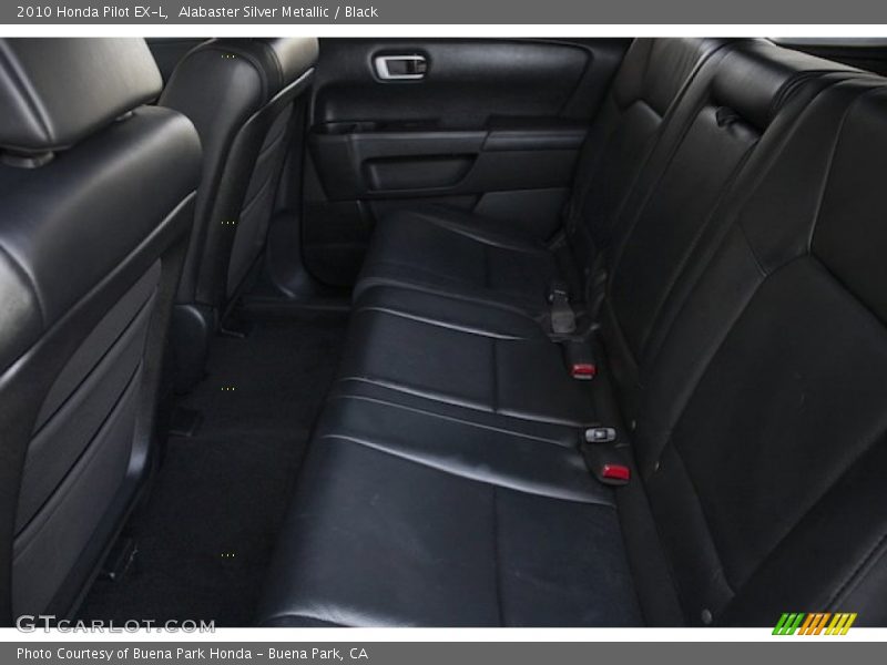 Alabaster Silver Metallic / Black 2010 Honda Pilot EX-L