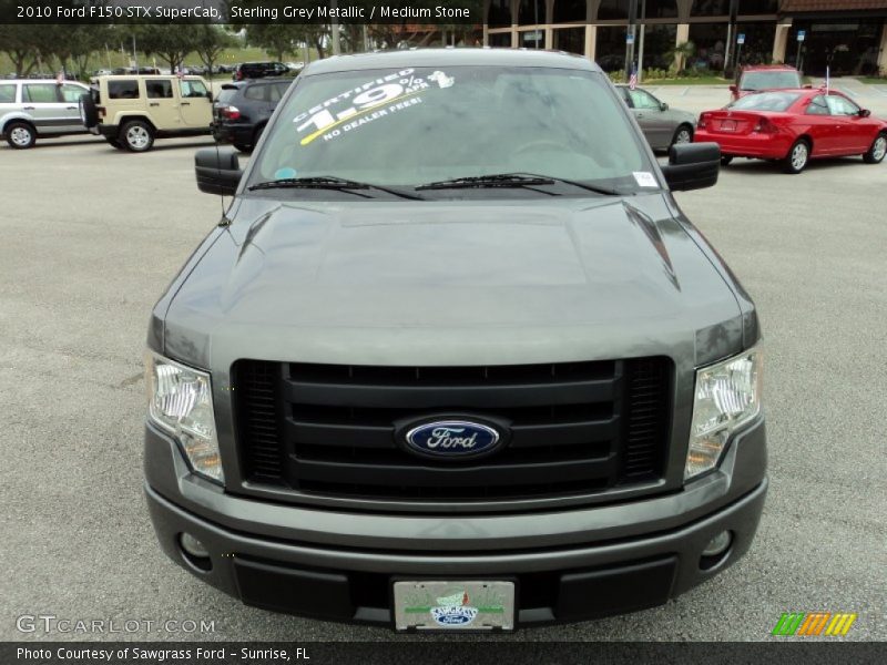 Sterling Grey Metallic / Medium Stone 2010 Ford F150 STX SuperCab