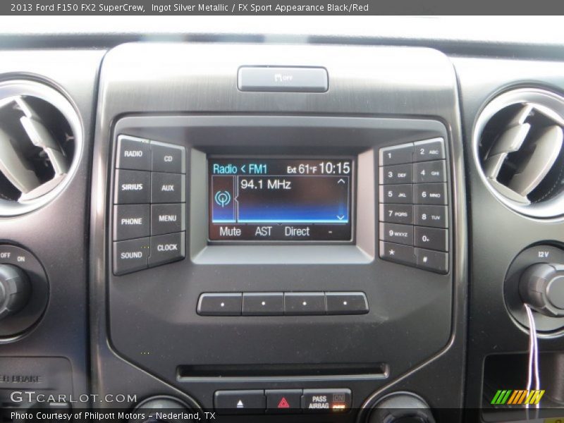 Ingot Silver Metallic / FX Sport Appearance Black/Red 2013 Ford F150 FX2 SuperCrew