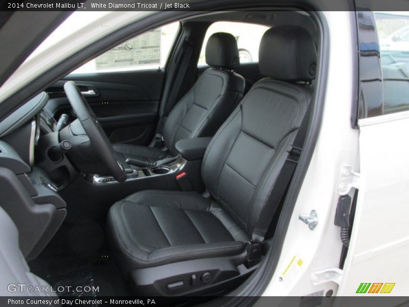 White Diamond Tricoat / Jet Black 2014 Chevrolet Malibu LT