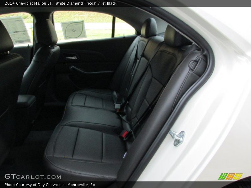 White Diamond Tricoat / Jet Black 2014 Chevrolet Malibu LT