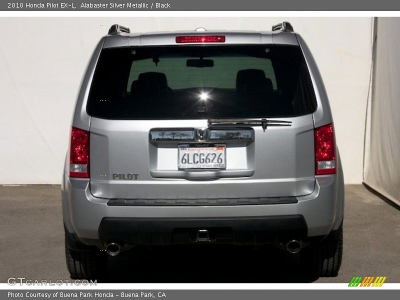 Alabaster Silver Metallic / Black 2010 Honda Pilot EX-L