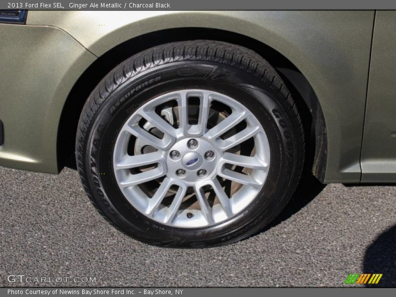 Ginger Ale Metallic / Charcoal Black 2013 Ford Flex SEL