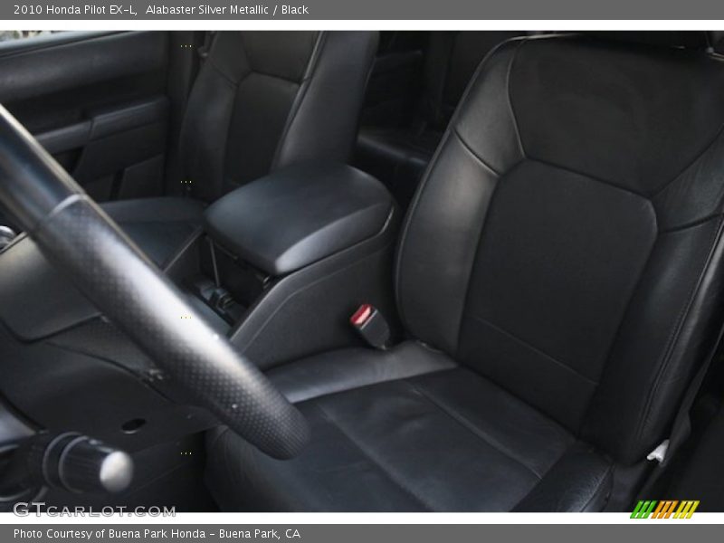 Alabaster Silver Metallic / Black 2010 Honda Pilot EX-L