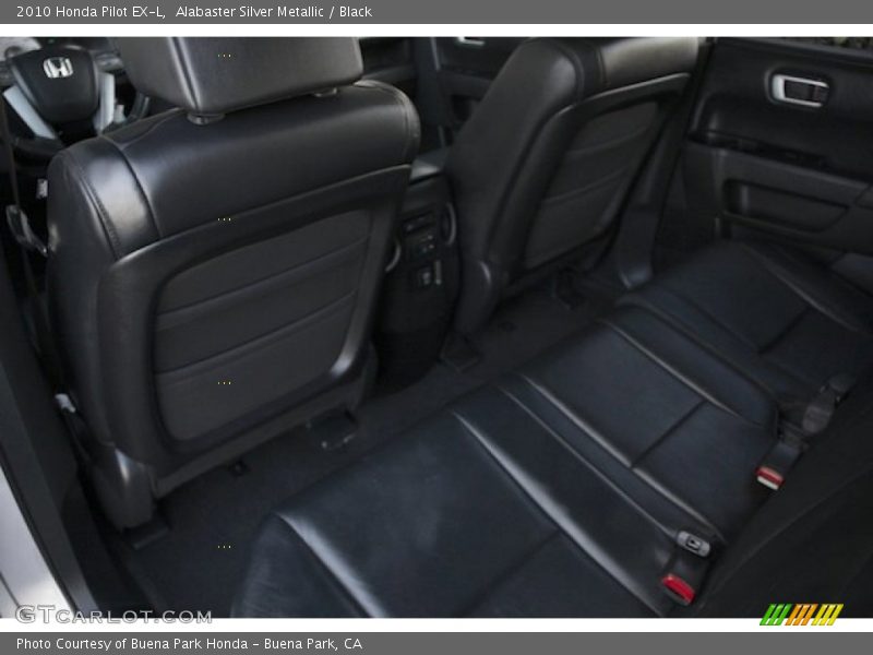 Alabaster Silver Metallic / Black 2010 Honda Pilot EX-L