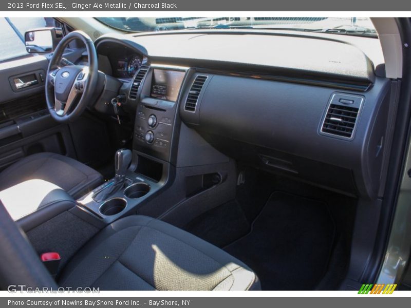 Ginger Ale Metallic / Charcoal Black 2013 Ford Flex SEL