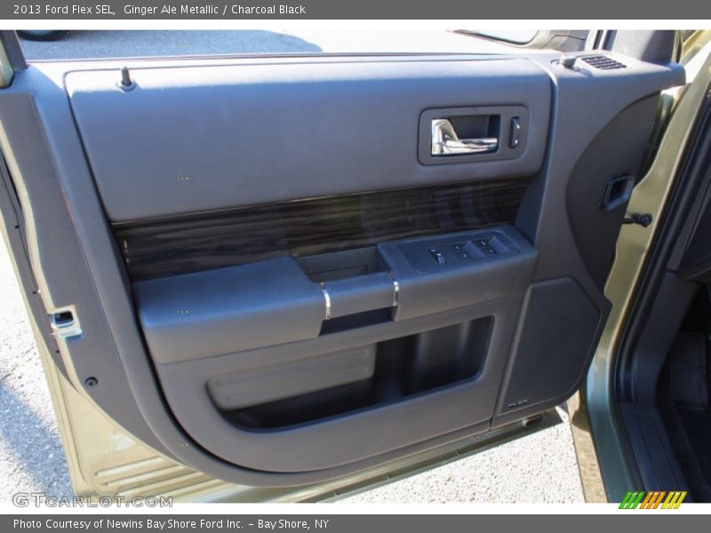 Ginger Ale Metallic / Charcoal Black 2013 Ford Flex SEL