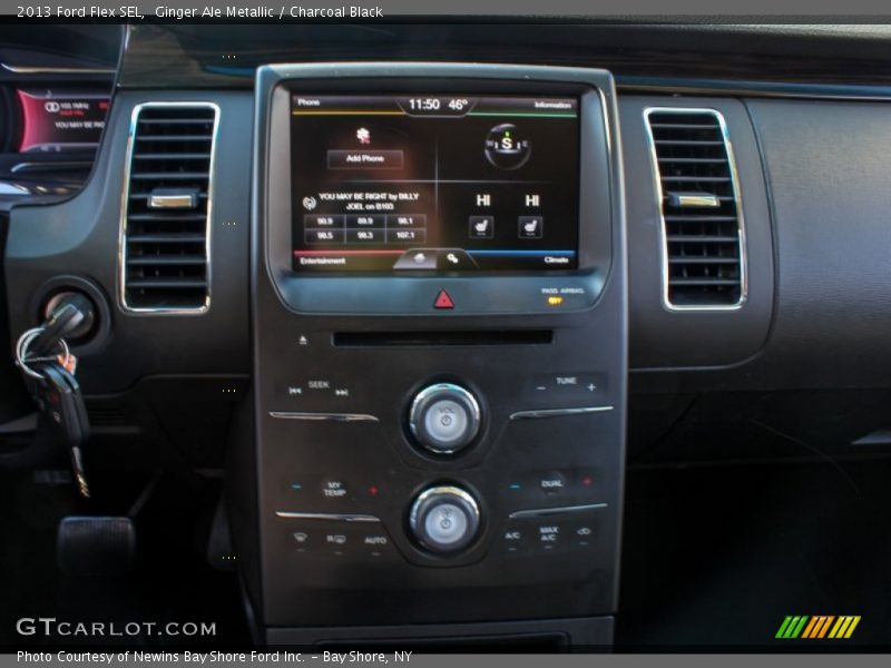 Ginger Ale Metallic / Charcoal Black 2013 Ford Flex SEL