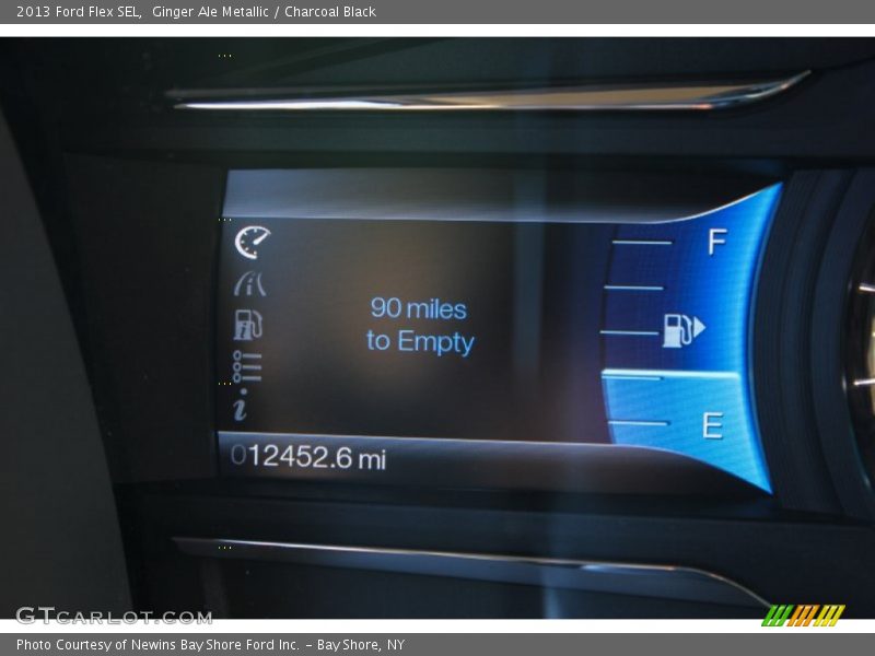 Ginger Ale Metallic / Charcoal Black 2013 Ford Flex SEL