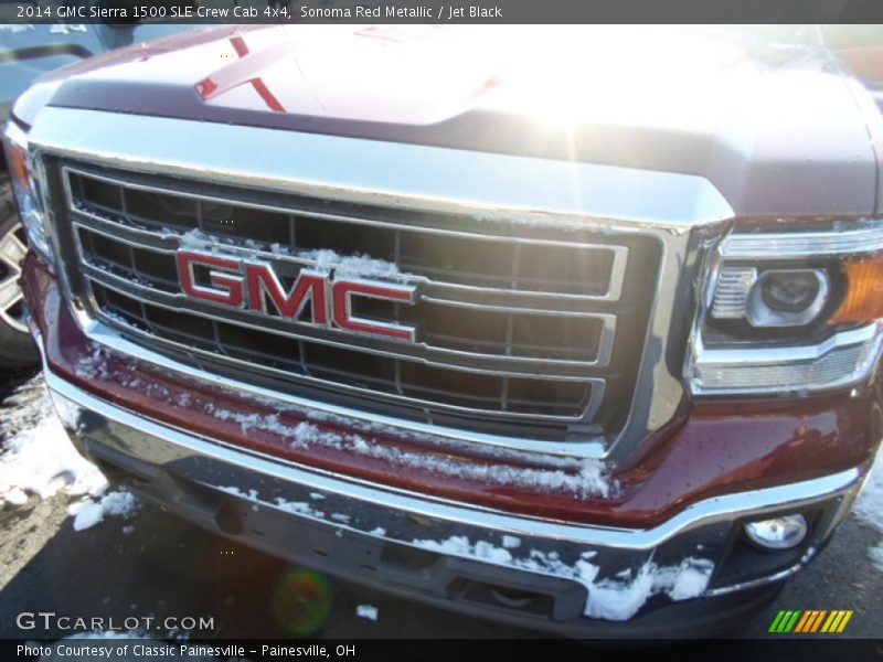 Sonoma Red Metallic / Jet Black 2014 GMC Sierra 1500 SLE Crew Cab 4x4