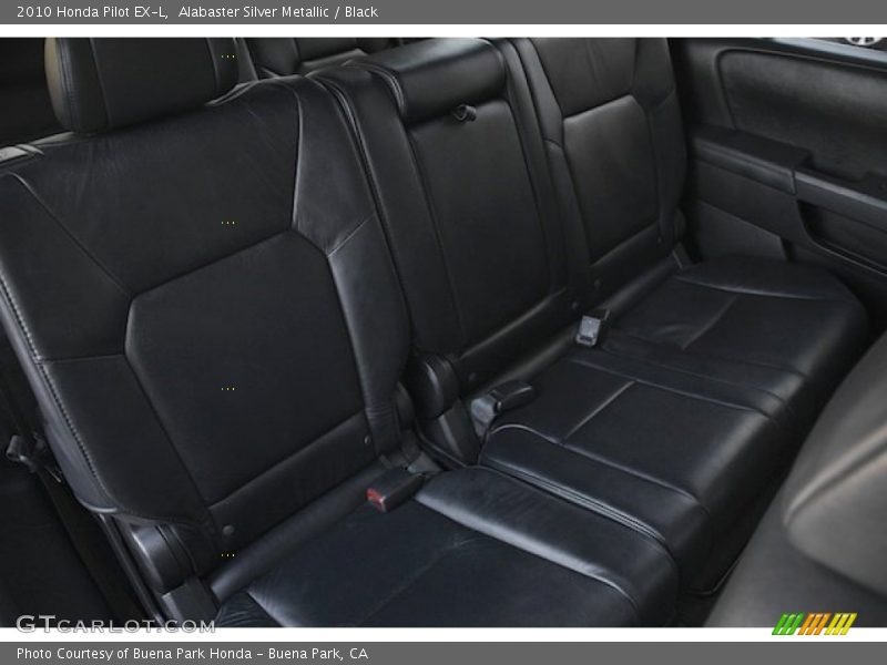 Alabaster Silver Metallic / Black 2010 Honda Pilot EX-L