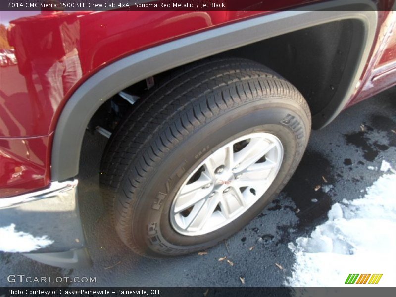 Sonoma Red Metallic / Jet Black 2014 GMC Sierra 1500 SLE Crew Cab 4x4