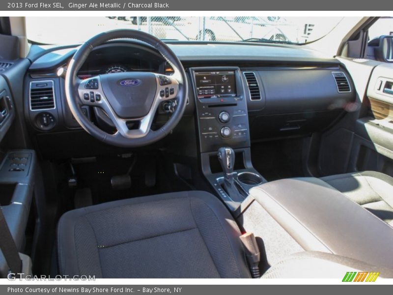 Ginger Ale Metallic / Charcoal Black 2013 Ford Flex SEL
