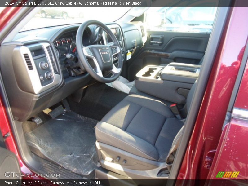 Sonoma Red Metallic / Jet Black 2014 GMC Sierra 1500 SLE Crew Cab 4x4