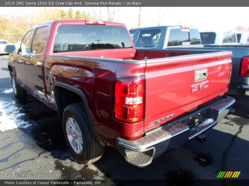 Sonoma Red Metallic / Jet Black 2014 GMC Sierra 1500 SLE Crew Cab 4x4