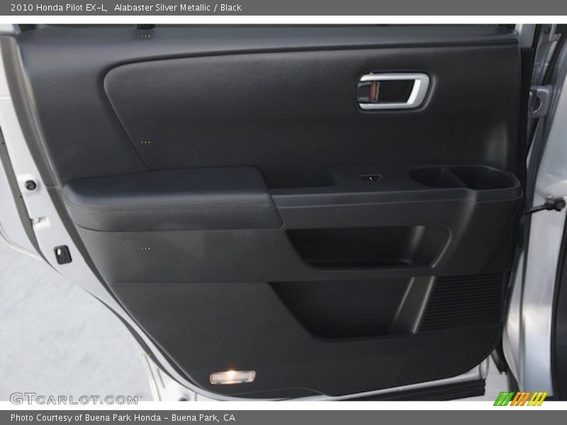 Alabaster Silver Metallic / Black 2010 Honda Pilot EX-L