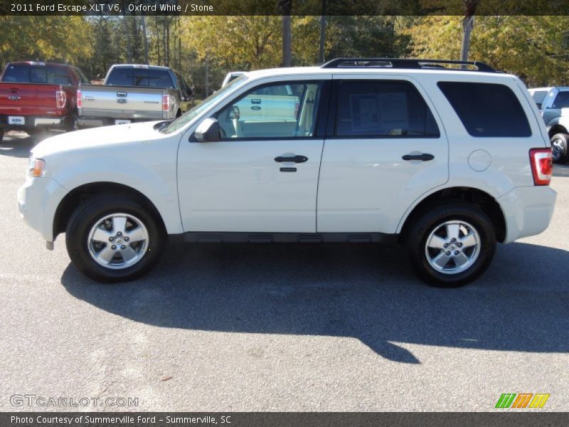 Oxford White / Stone 2011 Ford Escape XLT V6