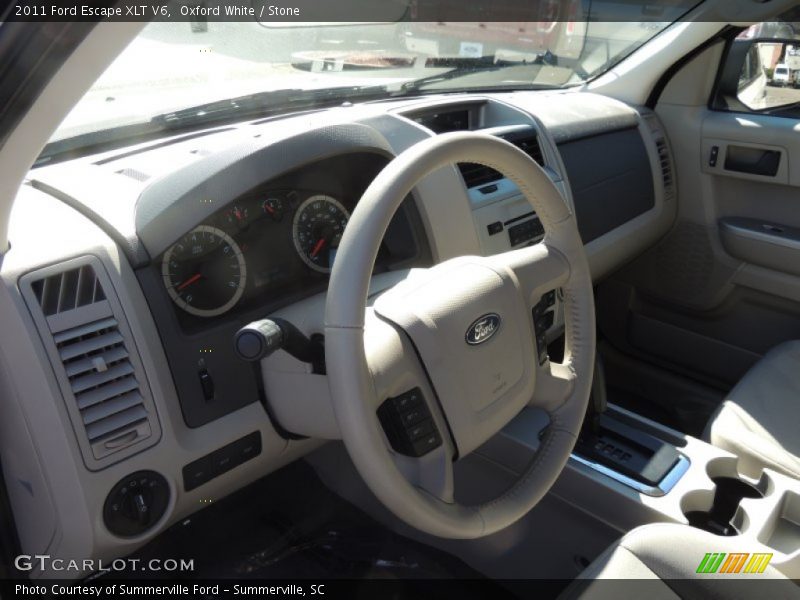 Oxford White / Stone 2011 Ford Escape XLT V6