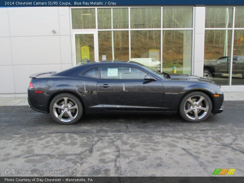 Blue Ray Metallic / Gray 2014 Chevrolet Camaro SS/RS Coupe