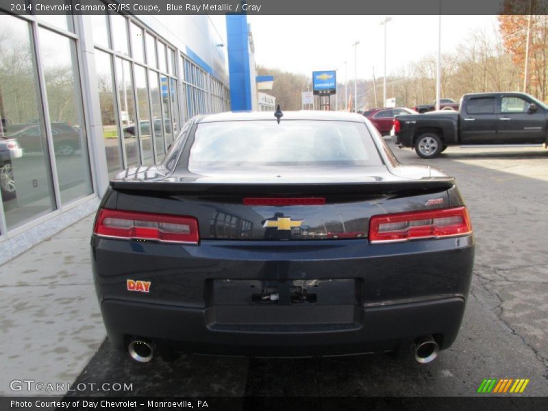 Blue Ray Metallic / Gray 2014 Chevrolet Camaro SS/RS Coupe