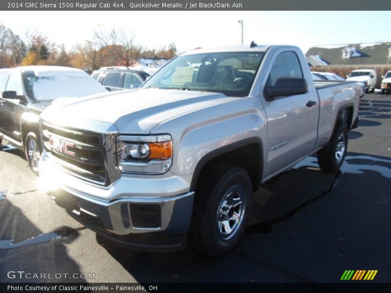 Quicksilver Metallic / Jet Black/Dark Ash 2014 GMC Sierra 1500 Regular Cab 4x4