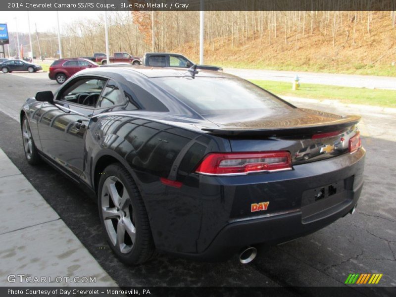 Blue Ray Metallic / Gray 2014 Chevrolet Camaro SS/RS Coupe