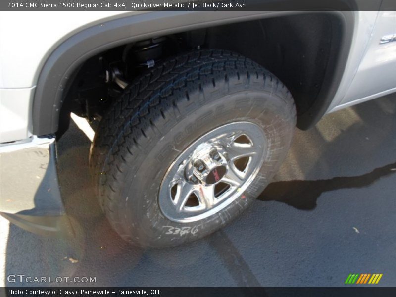 Quicksilver Metallic / Jet Black/Dark Ash 2014 GMC Sierra 1500 Regular Cab 4x4