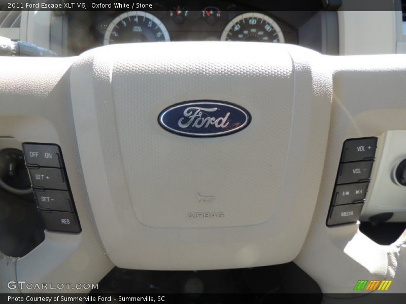 Oxford White / Stone 2011 Ford Escape XLT V6