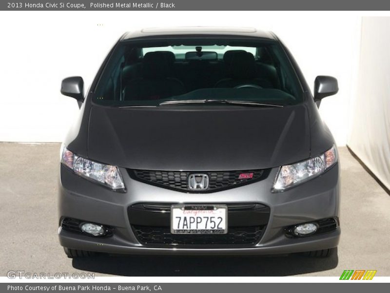 Polished Metal Metallic / Black 2013 Honda Civic Si Coupe