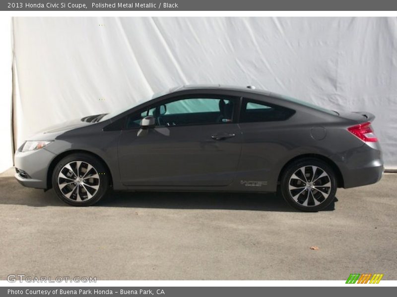 Polished Metal Metallic / Black 2013 Honda Civic Si Coupe