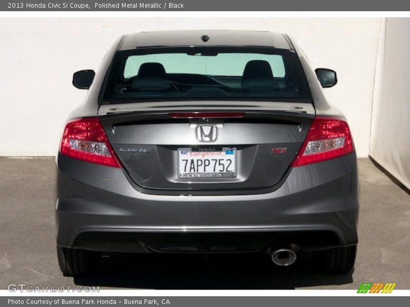 Polished Metal Metallic / Black 2013 Honda Civic Si Coupe