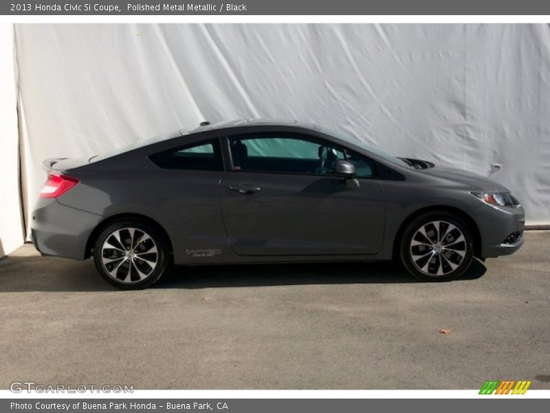 Polished Metal Metallic / Black 2013 Honda Civic Si Coupe