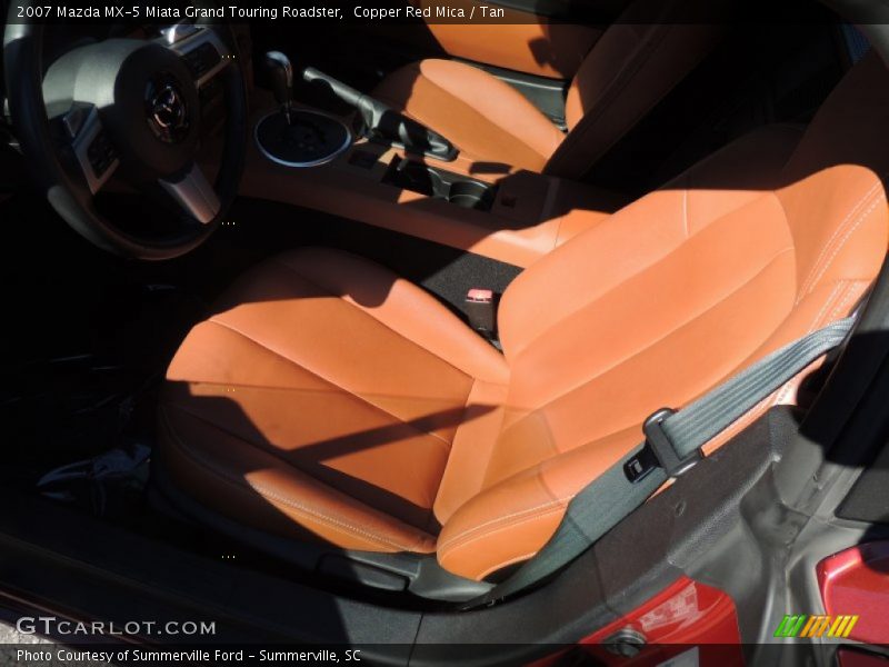 Copper Red Mica / Tan 2007 Mazda MX-5 Miata Grand Touring Roadster