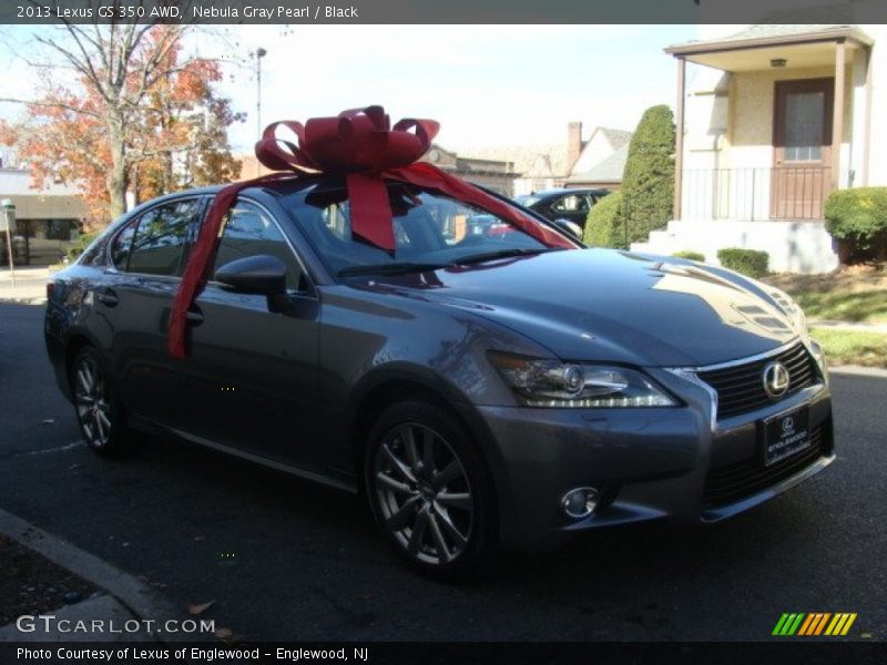 Nebula Gray Pearl / Black 2013 Lexus GS 350 AWD