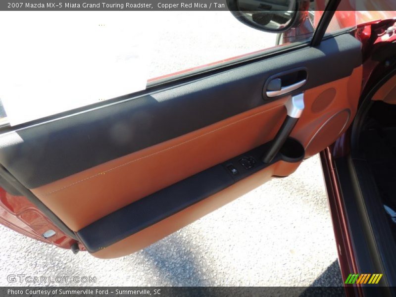 Copper Red Mica / Tan 2007 Mazda MX-5 Miata Grand Touring Roadster