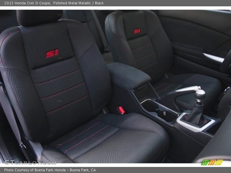 Polished Metal Metallic / Black 2013 Honda Civic Si Coupe