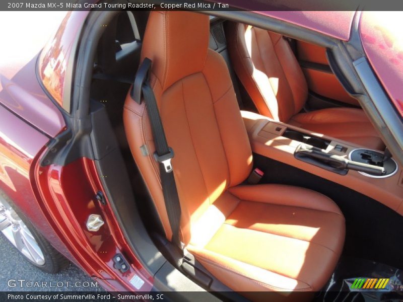 Copper Red Mica / Tan 2007 Mazda MX-5 Miata Grand Touring Roadster