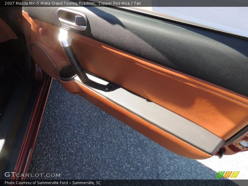 Copper Red Mica / Tan 2007 Mazda MX-5 Miata Grand Touring Roadster